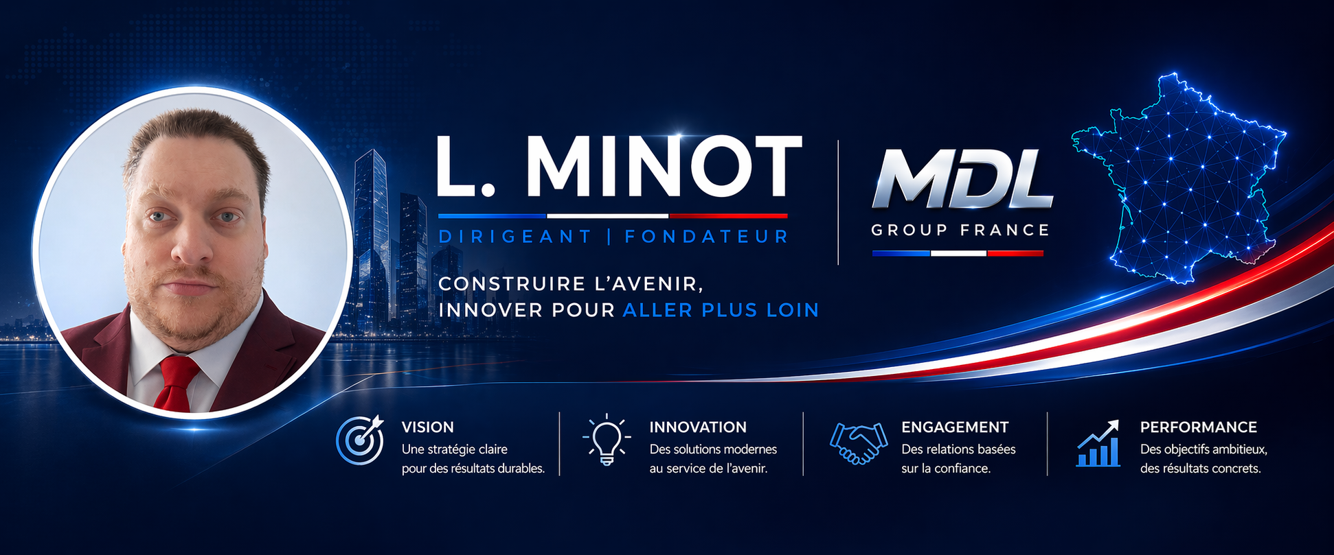 L. Minot — Dirigeant Fondateur MDL Group France
